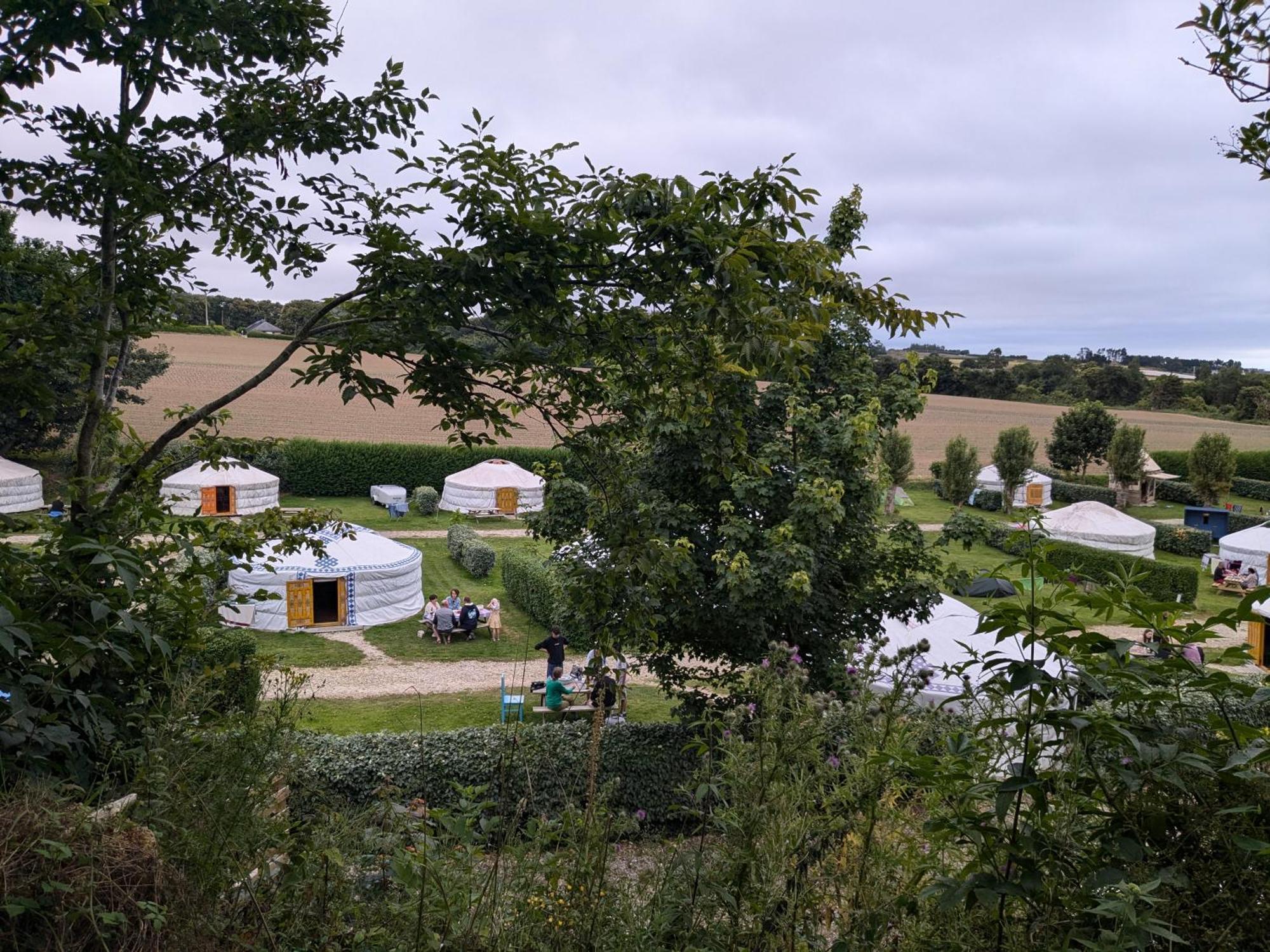 Camping Kerlaudy Mer et Yourtes Plouénan Eksteriør bilde