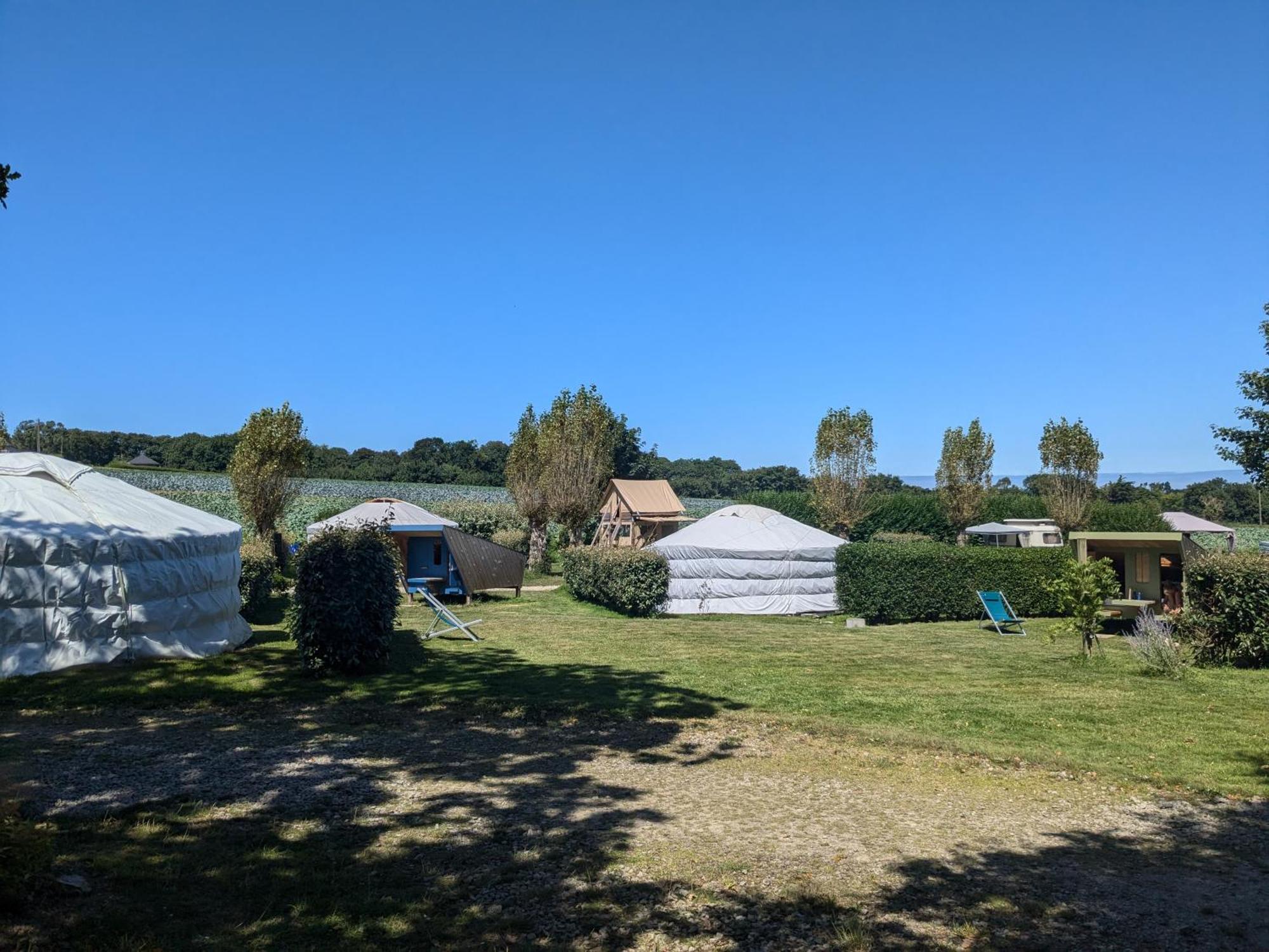 Camping Kerlaudy Mer et Yourtes Plouénan Eksteriør bilde